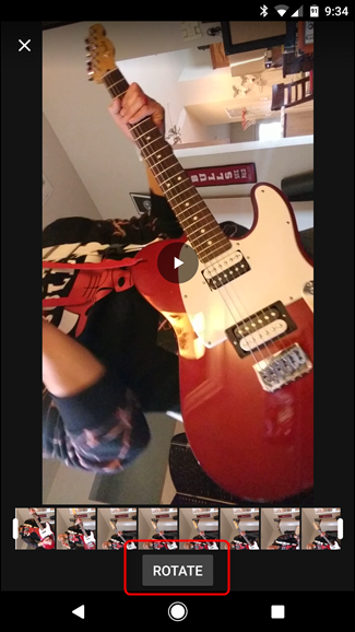 چرخاندن فیلم در گوشی موبایل,چرخاندن فیلم در گوشی اندروید